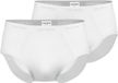 CECEBA New Classics Herenslip met gulp - 2-pack - Wit