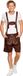 Boland Lederhose Jan kort (L/XL) - Volwassenen - Bruin