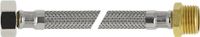 Bonfix Tuyau de raccordement flexible - tressé Inox - filetage femelle x filetage mâle - 1/2 - DN8 - longueur 35cm