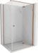 Mexen Mist-F cabine de douche pliable droite 85 x 75 cm, transparent, cuivre brossé