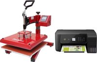 PixMax presse à chaud + imprimante à sublimation - argent - 38 cm - 10 feuilles