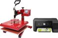 PixMax presse à chaud + imprimante à sublimation - argent - 38 cm - 10 feuilles