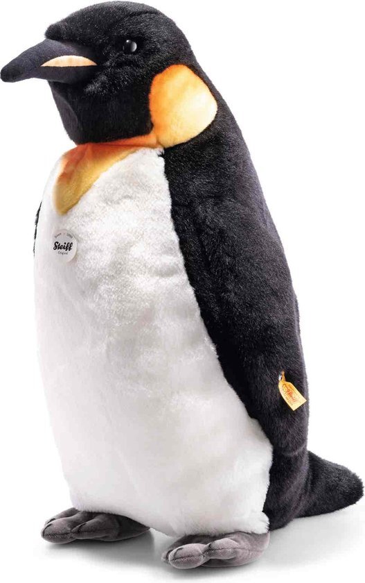 Steiff King Penguin Palle zwart/wit, 52 cm