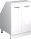 Vicco Rion Kast voor schuine wand – 60 x 81.6 cm met 2 deuren, kastromp 60 cm diepte Wit Hoogglans