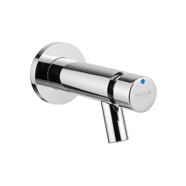 Plieger Toiletkraan Napoli Inbouw Rond Chroom Zelfsluitend