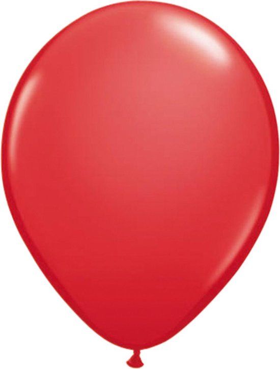 Folat - Folatex Ballonnen Rood - 30 cm - 100 stuks - Knoopballonnen - Verjaardag