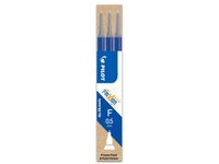 Pilot FriXion Point Recharge Rollerball, Pointe fine, Encre bleue, Paquet de 3