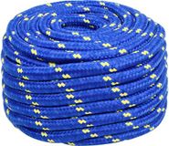vidaXL Multifunctioneel touw 20 mm 25 m Blauw PP