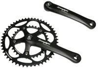 Stronglight Road crankstel Impact 9-10V. 170 mm 50-34 8V. zwart