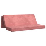 vidaXL Vouwbare Sofa Bed 200 x 67 x 45 cm Roze