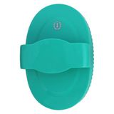 Imperial Riding IRH Soft veerstrip met grote handgreep, flexibele kunststof strip met ergonomische softgrip, effectieve vachtreiniging voor de dagelijkse paardenverzorging, jade