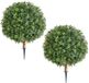 Plantes artificielles Buxus haies lot de 2 - 559 mm plantes artificielles avec piquet de terre