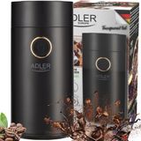 Adler Elektrische Koffiemolen - Zwart Goud - 150W