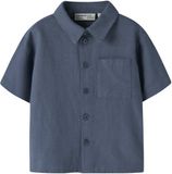 Name it Overhemd Korte mouwen Vintage Indigo