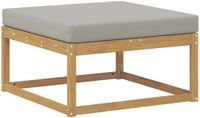 vidaXL Voetenbank Polyester Wit