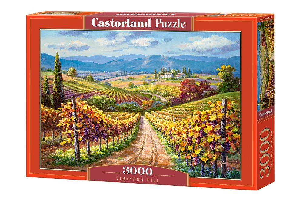 Castorland Vineyard Hill 3000 pcs Puzzle - 9+ Years