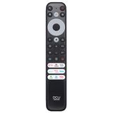 DCU afstandsbediening compatibel met TCL, met spraakbediening, Netflix-toetsen, YouTube, Prime Video en Disney+, maximaal bereik 8 m