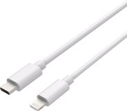 Cazy USB-C naar Lightning Kabel - 20cm - Wit - 2 stuks
