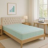 Deluxememory Lot De 2 Matelas Mousse à mémoire de forme 100x200 - Épaisseur 21 cm - Soutien ferme