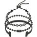 Marc Lauder Bracelet cuir véritable/acier inoxydable