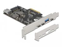 Delock 90060 Interfacekaart/-adapter Intern USB 3.2 Gen 2 (3.1 Gen 2) PCIe Low-profile