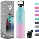 Thermosfles 1 liter BPA-vrij dubbelwandig 18/8 roestvrij staal