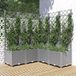 Maison Exclusive - Jardinière avec treillis, gris clair, 120 x 120 x 136 cm, plastique PP