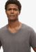 Superdry Slub T-shirt Met Korte Mouwen En V-hals Grijs XL Man