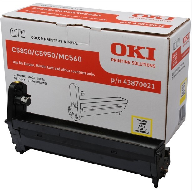 Oki Yellow image drum for C5850/5950