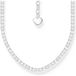 Thomas Sabo KE2303-051-14-L42V Silberne Kette mit weißen Steinen Damen, verstellbar