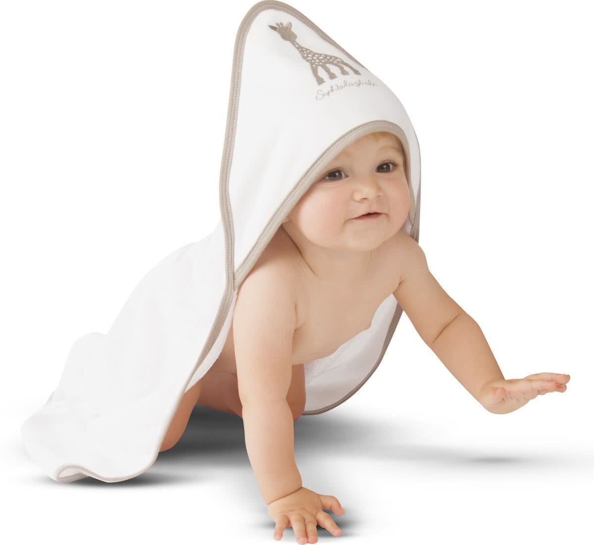 Sophie de Giraf badcape katoen, polyester