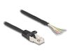 DeLOCK 80205 Netwerkkabel Zwart 1 m S/FTP (S-STP) Rond