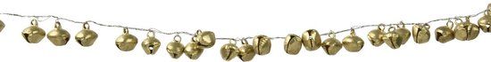 Decoris Kaemingk Slinger ijzer l120b2h2 cm goud kerst Decoris