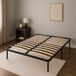 King of Dreams Julie - Sommier robuste et confortable avec pieds, 200 x 200 x 29 cm en métal