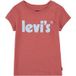 Levi's Fille T-shirt Basique W/ Poster Mineral Red