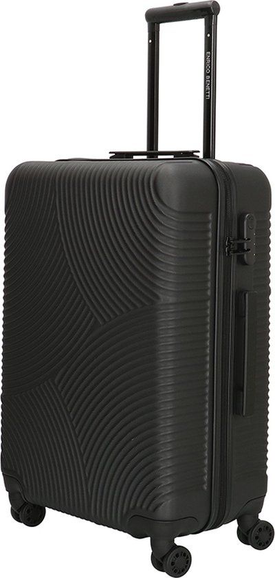 Enrico Benetti Louisville 65 cm Hardcase Trolley Zwart