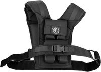 Gorilla Sports Gewichtsvest 10 kg - PRO - Verstelbaar - Scheurvast - Comfortabel - Zwart