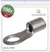 Quadrios 23C507 Ringkabelschoen Dwarsdoorsnede (max.): 4 mm² Gat diameter: 5.3 mm Ongeïsoleerd 100 stuk(s)