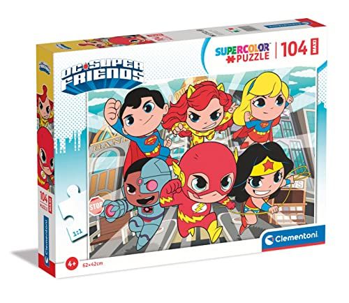 Clementoni Supercolor Superfriends - 104-delig - 4 jaar - 25720