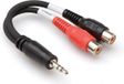Hosa Technology 3.5mm/RCA audio kabel Zwart, Rood
