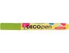 Kreul 46110 - Deco Pen medium, universele pen voor het vormgeven, beschrijven en decoreren van kleine, originele geschenken, met ronde punt, lijndikte 2-4 mm, lichtgroen