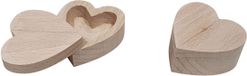 Hobbygroep Playwood sieradenkistje hartvorm beukenhout