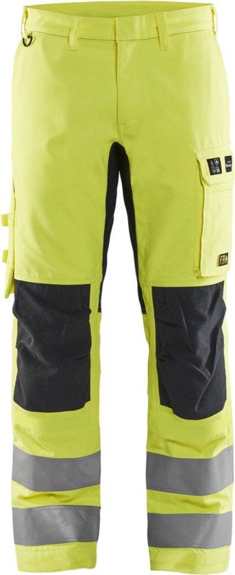 Blåkläder Multinorm werkbroek Inherent met stretch 1788-1512 - High Vis Geel/Marineblauw - C50