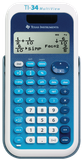 Texas Instruments TI-34 MultiView - Wetenschappelijke Rekenmachine - Blauw/Grijs/Wit