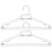 ECOMMERC3 24 kleerhangers van kunststof, robuust en elegant, voor kleding, pakken, overhemden en broeken