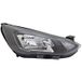 Ford Phare Avant Droit H1/h7/led Noir Ford Focus 4 Phase 1 2018-2022