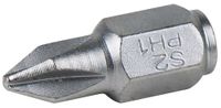 KS Tools 918.3042 1/4" mini-bit voor kruis-sleufkopschroeven PH 1, 18 mm