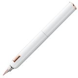 LAMY dialog cc vulpen 081 - Wit gelakte afwerking met draaimechanisme en 14-karaats tweekleurige roségouden penpunt in B