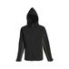 Deltaplus HORTENJTM jas van "softshell" polyester/elastaan met 3 gelamineerde lagen, zwart-geel, maat M