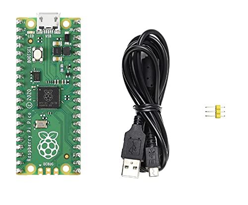 IBest Colourful Pre-Soldered Raspberry Pi Pico RP2040 Microcontroller board with Header - 0719209449625